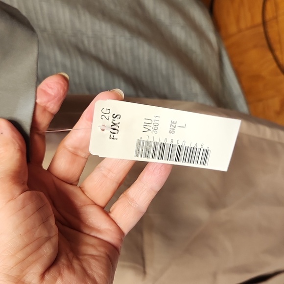 NWT Vicky and Lucas color block double-breasted trench coat sz L midi - Picture 3 of 14